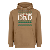 Toasted Coconut feliz navi dad ugly christmas sweater funny spanish xmas pun gift for Heavyweight Hoodie - linhVisuals