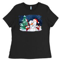 Teeth Snow Party Costom Ado Ladies Tee | Teevron