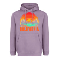 Lavender california t  shirt california sunset vintage trees scenery t  shirt Heavyweight Hoodie - linhVisuals