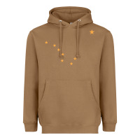 Toasted Coconut flag of alaska Heavyweight Hoodie - linhVisuals