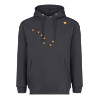 Smoke flag of alaska Heavyweight Hoodie - linhVisuals
