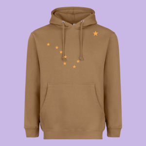 Flag Of Alaska Heavyweight Hoodie Designed By Linhvisuals
