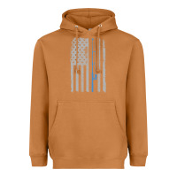 Meerkat fishing american flag vintage fishing rod patriotic 4ht of july gift f Heavyweight Hoodie - linhVisuals