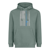 Sage fishing american flag vintage fishing rod patriotic 4ht of july gift f Heavyweight Hoodie - linhVisuals