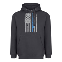 Smoke fishing american flag vintage fishing rod patriotic 4ht of july gift f Heavyweight Hoodie - linhVisuals