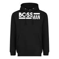 Black boss man Heavyweight Hoodie - linhVisuals