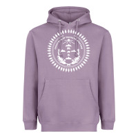 Lavender great seal of the navajo nation faded style design Heavyweight Hoodie - linhVisuals