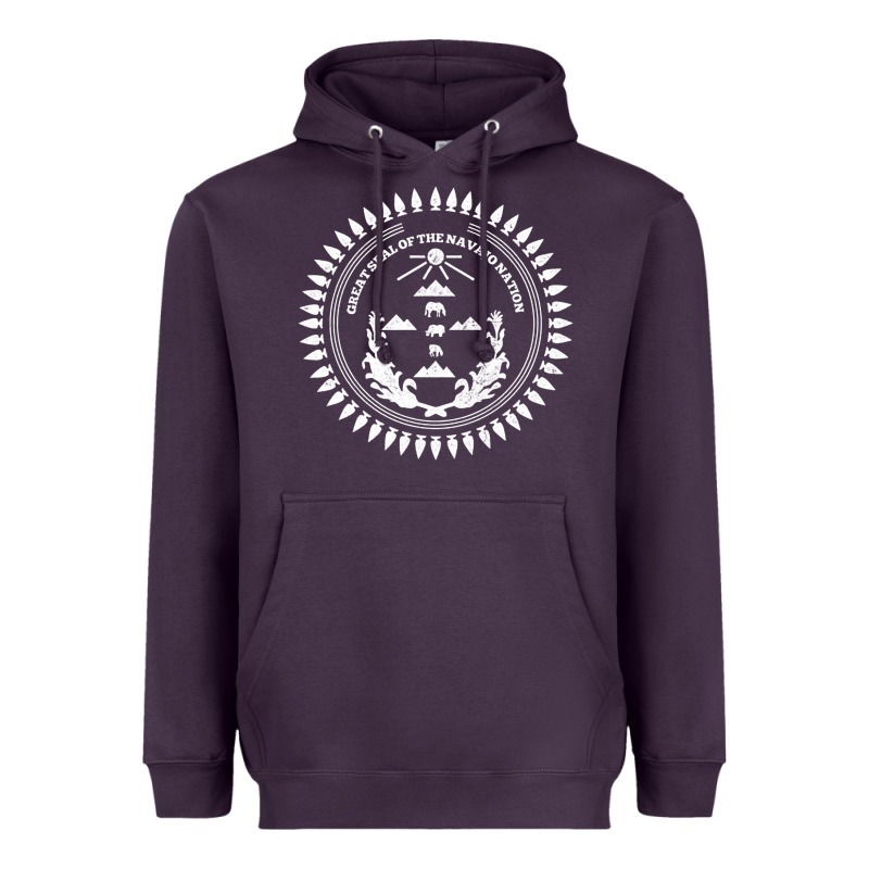 Great Seal Of The Navajo Nation Faded Style Design Heavyweight Hoodie by linhVisuals | Teevron