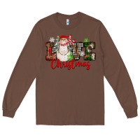 Chestnut Love Christmas Snowman Long Sleeve Tee - FaDigitalArtStudio