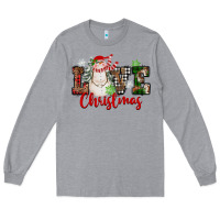 Heather Grey Love Christmas Snowman Long Sleeve Tee - FaDigitalArtStudio