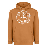 Meerkat great seal of the navajo nation faded style design Heavyweight Hoodie - linhVisuals