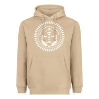 Mushroom great seal of the navajo nation faded style design Heavyweight Hoodie - linhVisuals