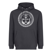 Smoke great seal of the navajo nation faded style design Heavyweight Hoodie - linhVisuals