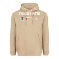 Mushroom funny things i hate low battery and wifi connection Heavyweight Hoodie - linhVisuals