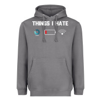 Storm funny things i hate low battery and wifi connection Heavyweight Hoodie - linhVisuals