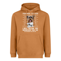 Meerkat funny yorkie personal stalker yorkshire terrier  dog i will follow you Heavyweight Hoodie - linhVisuals