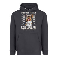 Smoke funny yorkie personal stalker yorkshire terrier  dog i will follow you Heavyweight Hoodie - linhVisuals