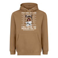 Toasted Coconut funny yorkie personal stalker yorkshire terrier  dog i will follow you Heavyweight Hoodie - linhVisuals