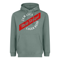 Jamaica Red Stripe Lager Beer Heavyweight Hoodie | Teevron