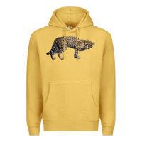 Antique Gold Ocelot Premium Hoodie - LillyAllenDesigns
