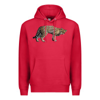 Cardinal Ocelot Premium Hoodie - LillyAllenDesigns