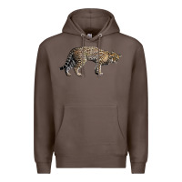 Coffee Ocelot Premium Hoodie - LillyAllenDesigns