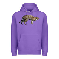 Purple Ocelot Premium Hoodie - LillyAllenDesigns