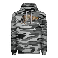 Slate Camo Ocelot Premium Hoodie - LillyAllenDesigns
