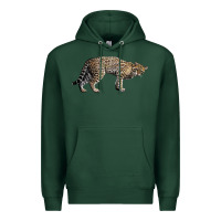 Sports Green Ocelot Premium Hoodie - LillyAllenDesigns