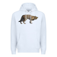 White Ocelot Premium Hoodie - LillyAllenDesigns