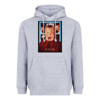 Heather Grey home alone kevin Heavyweight Hoodie - linhVisuals