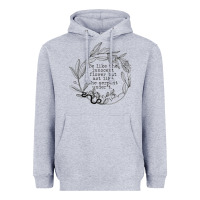 Heather Grey Lady Macbeth Shakespeare Quote Heavyweight Hoodie - linhVisuals
