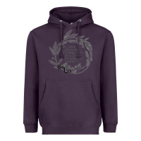 Plum Lady Macbeth Shakespeare Quote Heavyweight Hoodie - linhVisuals