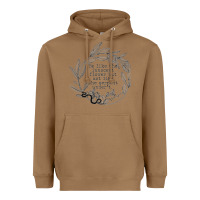 Toasted Coconut Lady Macbeth Shakespeare Quote Heavyweight Hoodie - linhVisuals