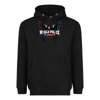 Black team america Heavyweight Hoodie - linhVisuals