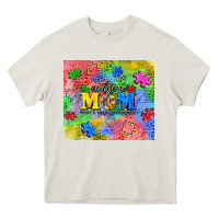 Cream autism Heavy Core Tee - CowGirlArtShop