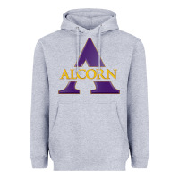 Heather Grey Alcorn Athletics Heavyweight Hoodie - linhVisuals