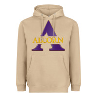 Mushroom Alcorn Athletics Heavyweight Hoodie - linhVisuals