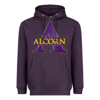 Plum Alcorn Athletics Heavyweight Hoodie - linhVisuals