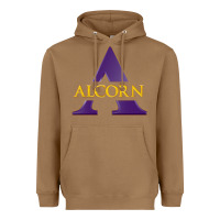 Toasted Coconut Alcorn Athletics Heavyweight Hoodie - linhVisuals