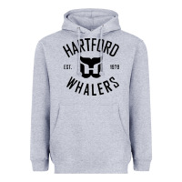 Heather Grey hartford ice hockey 1979 Heavyweight Hoodie - linhVisuals