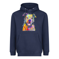 Navy pitbull t  shirt beware of pitbulls they will steal your heart t  shir Heavyweight Hoodie - linhVisuals