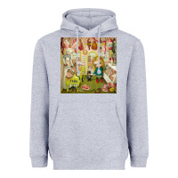 Heather Grey Mark Ryden - The Magic Sircus Heavyweight Hoodie - linhVisuals