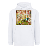 White Mark Ryden - The Magic Sircus Heavyweight Hoodie - linhVisuals