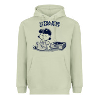 Matcha i still miss glenn frey, vinyl collector fan design Heavyweight Hoodie - linhVisuals