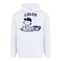 White i still miss glenn frey, vinyl collector fan design Heavyweight Hoodie - linhVisuals