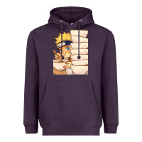 Plum Nar Manga Ruto Ramen Heavyweight Hoodie - linhVisuals