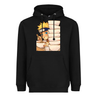 Black Nar Manga Ruto Ramen Heavyweight Hoodie - linhVisuals
