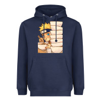 Navy Nar Manga Ruto Ramen Heavyweight Hoodie - linhVisuals
