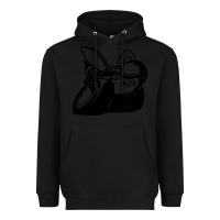Black Scat pack Heavyweight Hoodie - linhVisuals